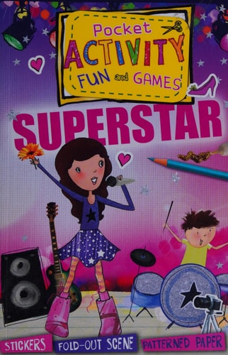 Superstar Pocket Activity Fun and Games Games and Puzzles, Fold-Out Scenes, Patterned Paper, Stickers!